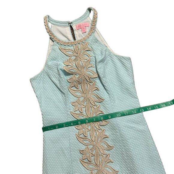 •CCO SALE• LILLY PULITZER Sleeveless Pearl Shift Dress *Whisper Blue - Picture 9 of 13